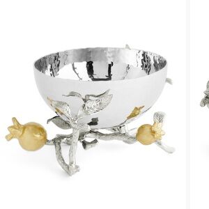 Silver and Gold Decorative Bowl